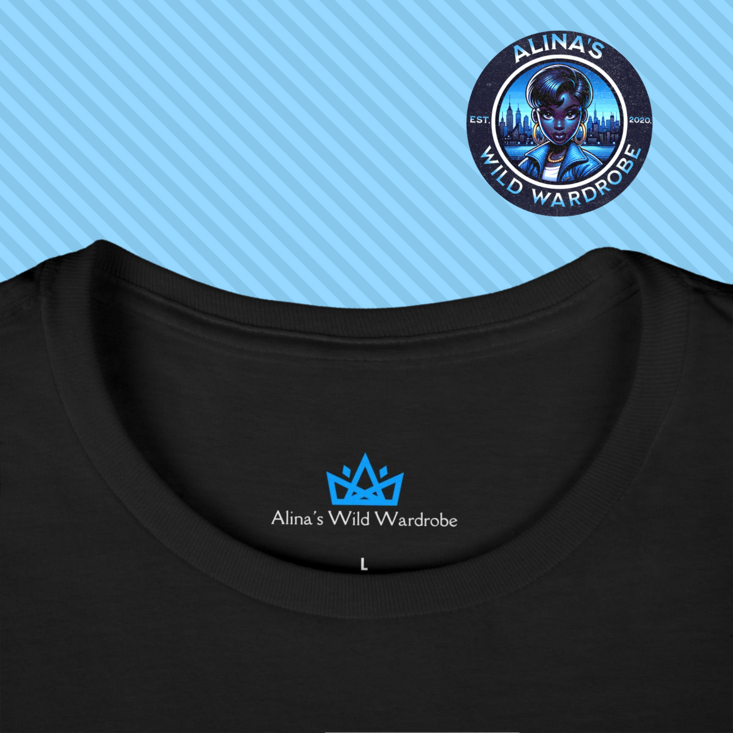 Recreational Swinger Women's Tee – Iridescent Mischief in Motion